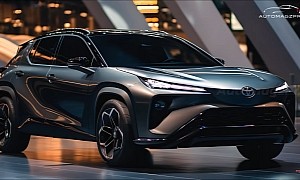 First-Ever 2025 Toyota Corolla Cross Electric Arrives to Show the Future of EVs - in CGI