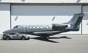 First-Ever Embraer Porsche Duet Jet Lands in Florida for Mystery Buyer