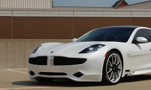 First Fisker Karma with a Body Kit