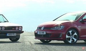 First-Generation VW Golf GTI Takes on All-New Model and Wins… Kind of