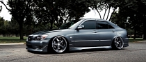 First Generation Lexus IS Riding Low on Muscle Car Rims