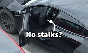First Glimpse Inside the Refreshed Model 3 Cockpit Reveals the Stalks Are Gone