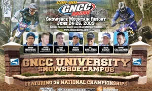 First GNCC Motocross University at the Snowshow Campus