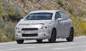 First Images of the Next Citroen C3 Show a More Compact C4 Cactus