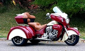 First Indian Roadmaster Trike Is Ready, Looks Really Trick