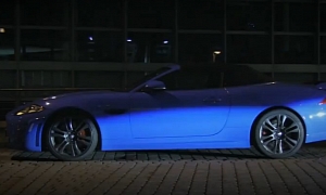 First Jaguar XKR-S Convertible Real Life Footage