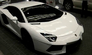First Lamborghini Aventador Lands in Dubai