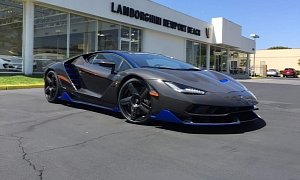 First Lamborghini Centenario in the U.S. Arrives at Newport Beach