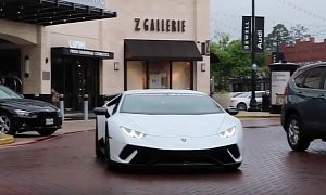 1st Lamborghini Huracan Performante in the U.S. Stuns Crowd at Houston Car Meet