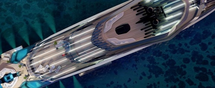 Renders tease the X2 concept, the EXplore X Experience superyacht by Pininfarina and De Simoni Yacht Design