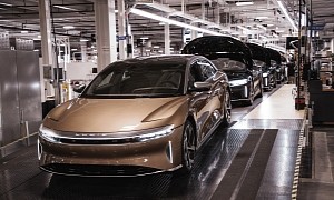First Lucid Air EVs Roll Off the Assembly Line, Deliveries Set to Start Next Month
