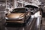 First Lucid Air EVs Roll Off the Assembly Line, Deliveries Set to Start Next Month