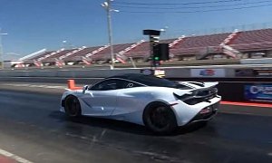 First McLaren 720S To Do an 8s 1/4-Mile Is a 1,000 HP Monster on Street Tires