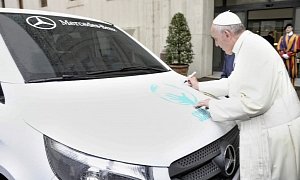 First Mercedes-Benz Vito Produced in Argentina Gets Papal Blessing. No, Really