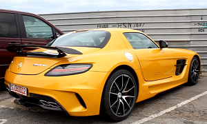 First Mercedes SLS AMG Black Series Spotted, Exhaust Sound