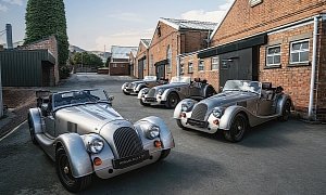 First of the Last 20 Morgan Plus 4 with Steel Chassis Roll Off Assembly Lines