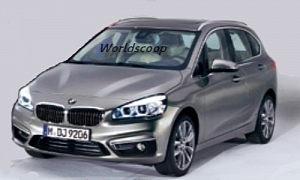 First Official Image of BMW 2 Series Active Tourer Leaked
