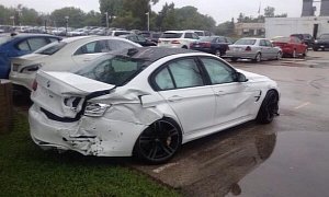 First Photos of Crashed F80 M3s Show Up online