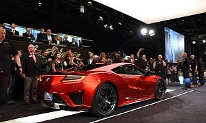First Production MY 2017 Acura NSX Sells at Auction for $1.2 Million