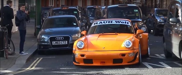 First Rauh-Welt Begriff Porsche 911 In London