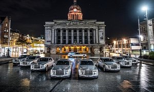 First Rolls-Royce Phantom Hearse Rental in the World Stars in Majestic Photo Shoot