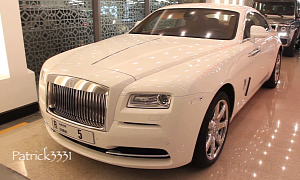 First Rolls Royce Wraith in Dubai Is White