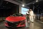First Series Production Acura NSX Delivered to Rick Hendrick