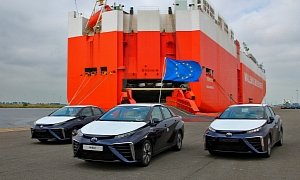 First Shipment of Toyota Mirai Fuel Cell EVs Reaches UK, Don't Rub Your Eyes Yet