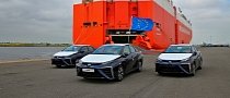 First Shipment of Toyota Mirai Fuel Cell EVs Reaches UK, Don't Rub Your Eyes Yet