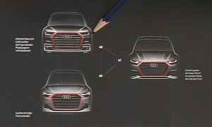 First Official Sketch of 2018 Audi A6, A7, And A8 Leaked