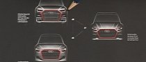 First Official Sketch of 2018 Audi A6, A7, And A8 Leaked