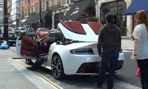 Aston Martin V12 Vantage Roadster in London
