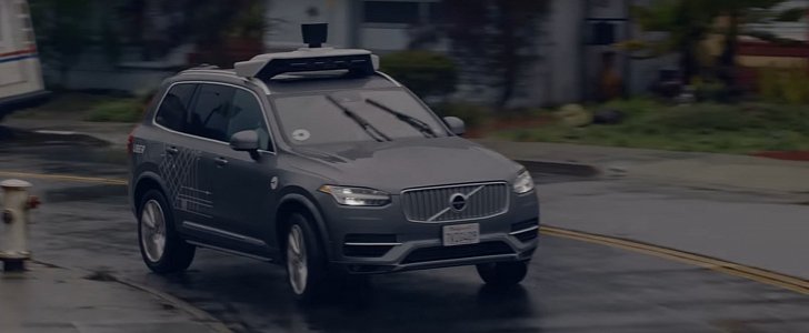 Uber's self-driving Volvo XC90 prototype