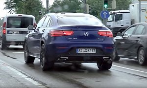 First Street-Sighting of the 2017 Mercedes-Benz GLC Coupe