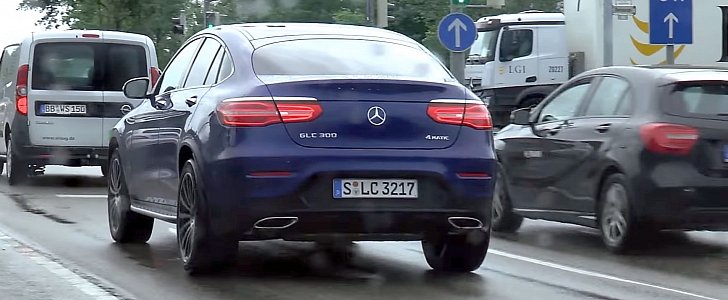 2017 Mercedes-Benz GLC Coupe on the street