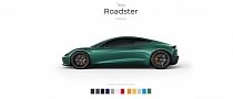 First Tesla Roadster Unofficial Configurator Allows You to Sample 12 Colors