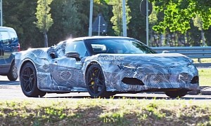 First V6-Powered Ferrari in Decades Begins Road Testing in Production-Spec