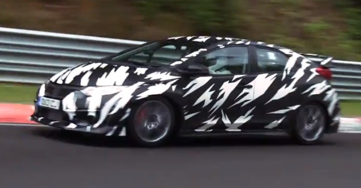 2015 Honda Civic Type R Nurburgring Testing