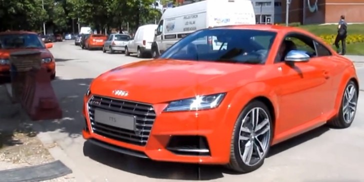 Audi TTS on the road in Hungary