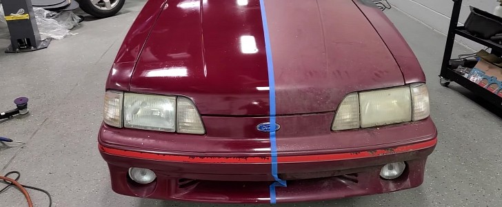 1987 Ford Mustang GT detailing 