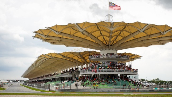 The first day of pre-season testing in Sepang