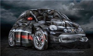Fiat 500 Body Paint Photo Shoot Is Awesome