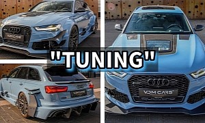 Fitting a DarwinPro Aero Kit to the Audi RS 6 Avant Is One Way of Ruining It
