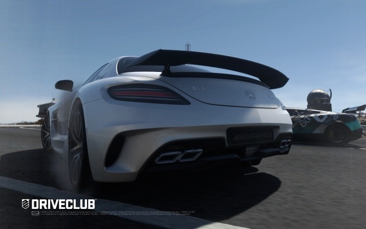 The Mercedes-Benz SLS AMG Black Series in DriveClub