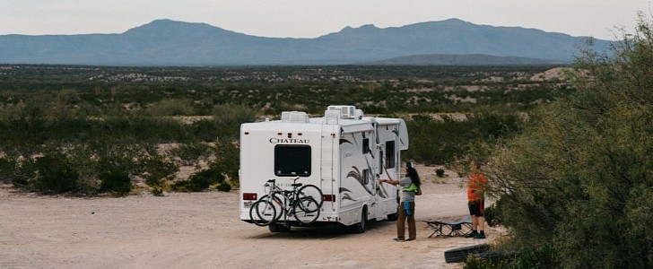 Camping with a motorhome