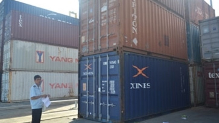Container in Da Nang Port
