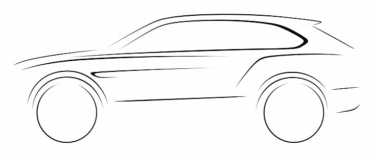 A sketch of Bentley's first SUV