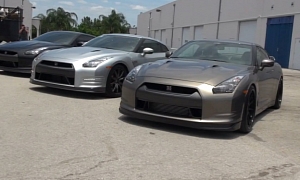 Five Nissan GT-Rs Battle for Supremacy