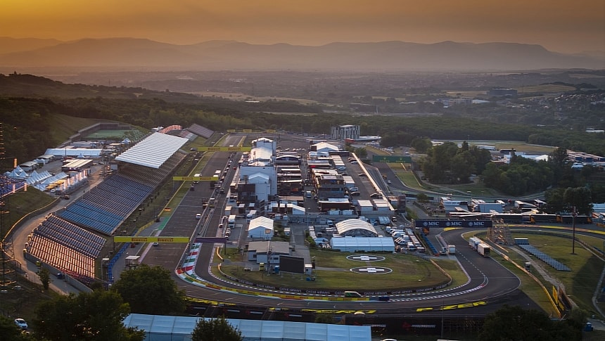 The Hungaroring circuit 