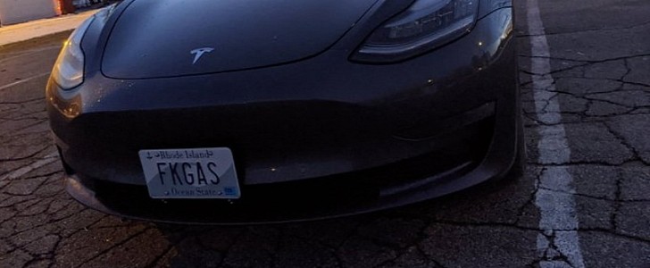 Rhode Island man with Tesla Model 3 with FKGAS vanity plate wins injunction against the DMV